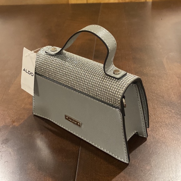 Aldo Rhinestone Papionne Top-handle Bag - Picture 4 of 7